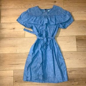 JCREW Denim Tie Dress